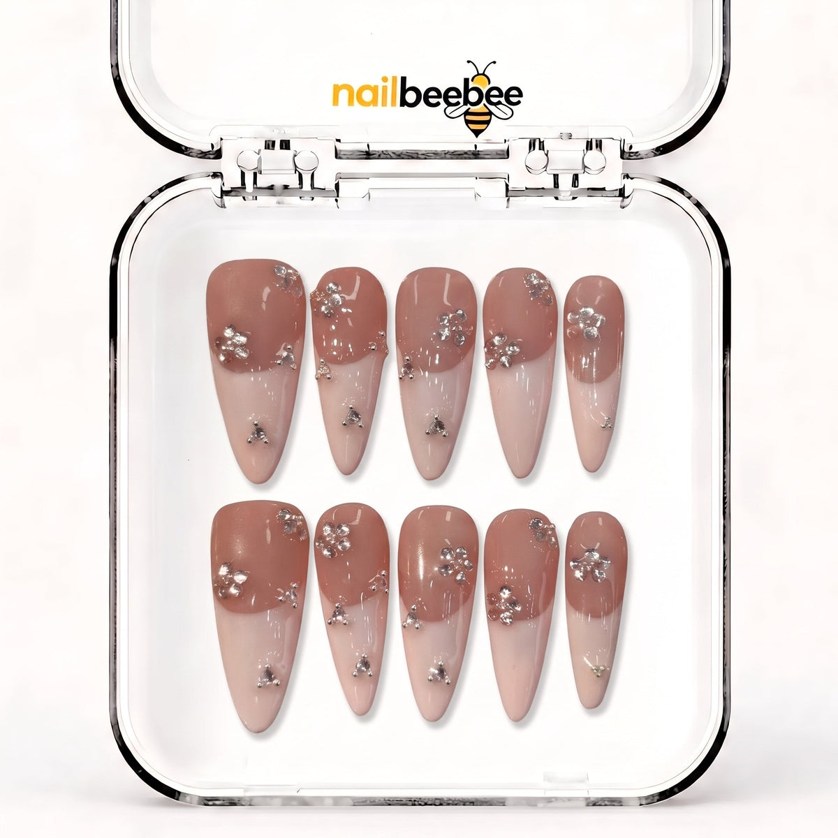 NB-S81 Handmade Medium Stiletto Acrylic for Date Night,Travel