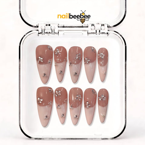 NB-S81 Handmade Medium Stiletto Acrylic for Date Night,Travel