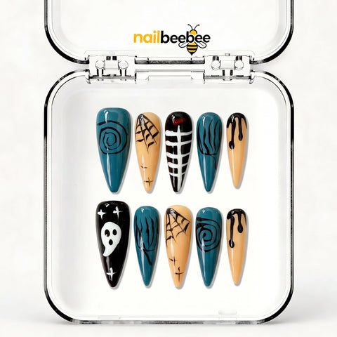 NB-S295 Handmade Medium Stiletto Acrylic for Date Night,Travel