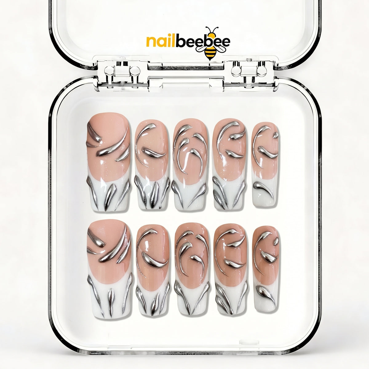 NB-Z240 Handmade Short Square Acrylic for Date Night,Travel