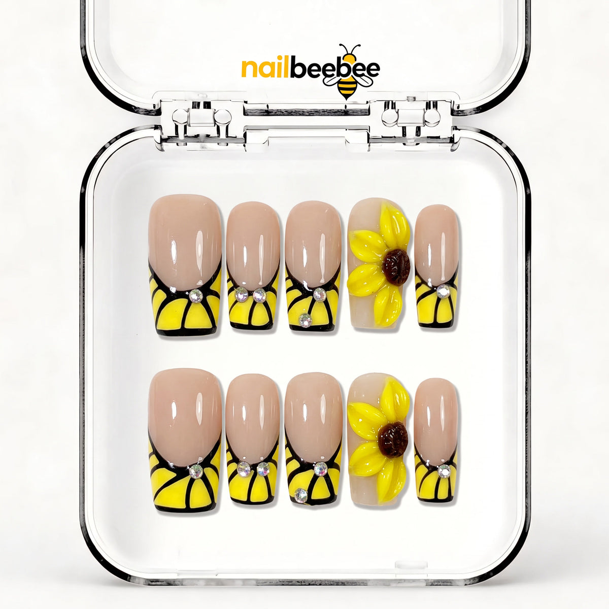 NB-Z139 Handmade Short Square Acrylic for Date Night,Travel