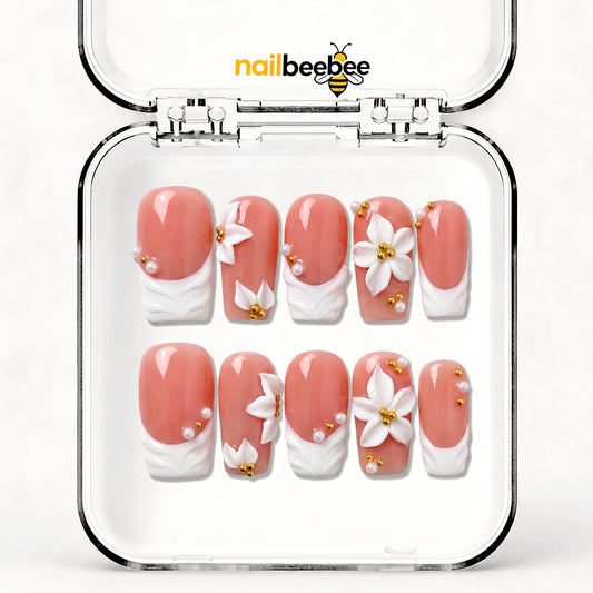 NB-D158 Handmade Short Square Acrylic for Date Night,Travel