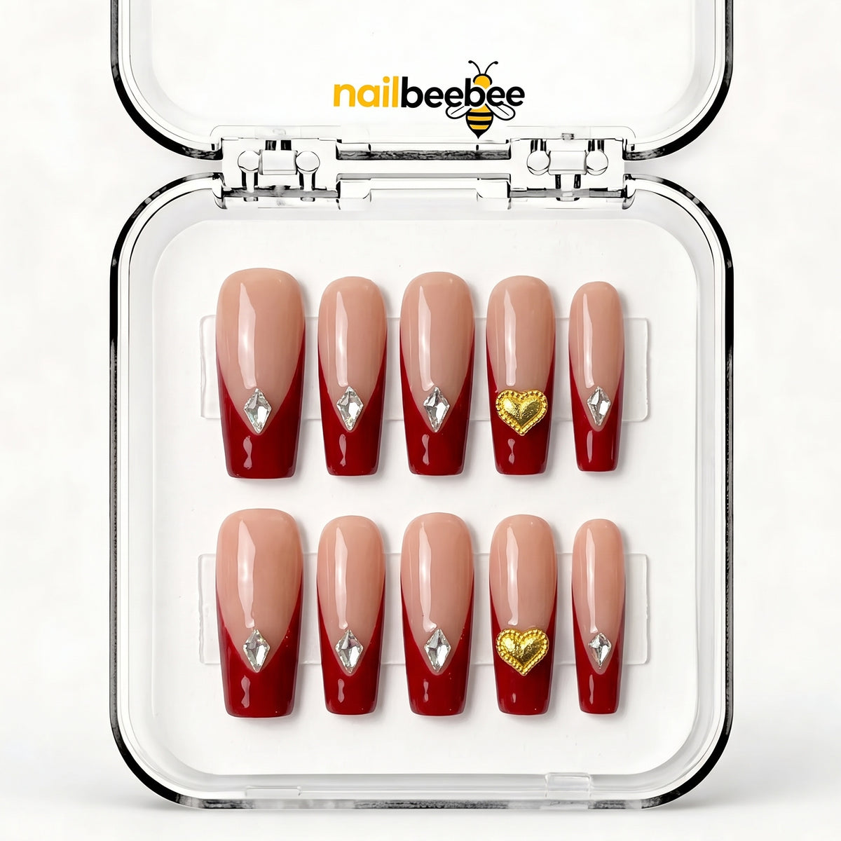 NB-Z267 Handmade Short Square Acrylic for Date Night,Travel