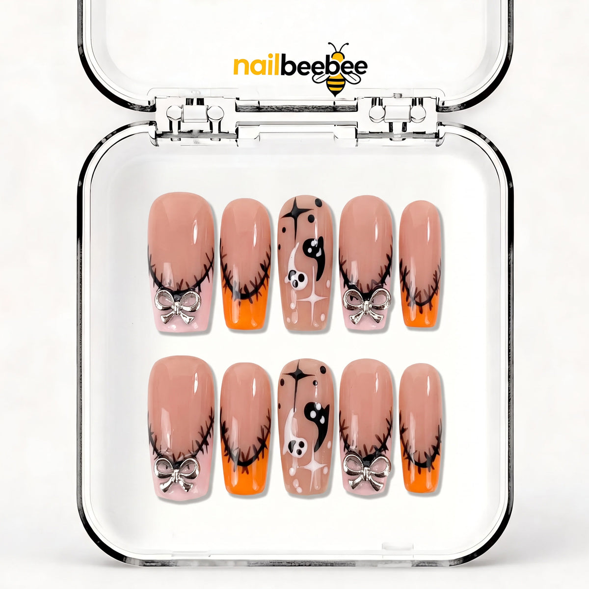 NB-Z196 Handmade Short Square Acrylic for Date Night,Travel