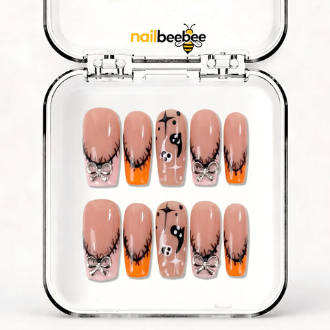 NB-Z196 Handmade Short Square Acrylic for Date Night,Travel