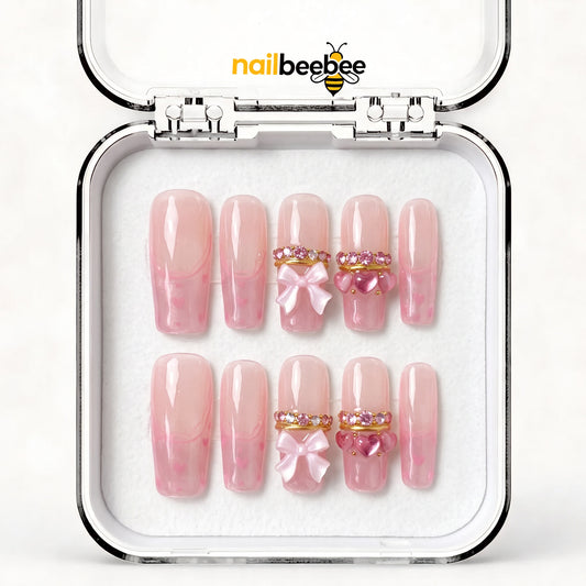 NB-Z180 Handmade Short Square Acrylic for Date Night,Travel