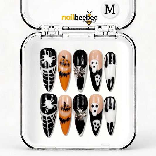 NB-S98 Handmade Medium Stiletto Acrylic for Date Night,Travel