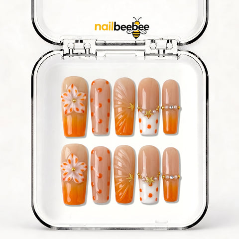NB-Z216 Handmade Short Square Acrylic for Date Night,Travel