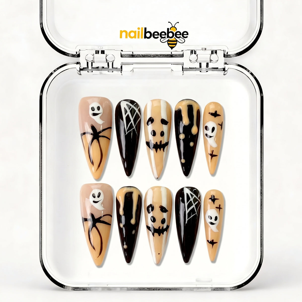NB-S297 Handmade Medium Stiletto Acrylic for Date Night,Travel