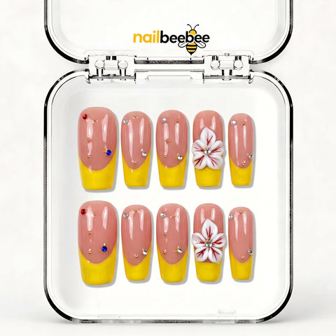 NB-Z223 Handmade Short Square Acrylic for Date Night,Travel
