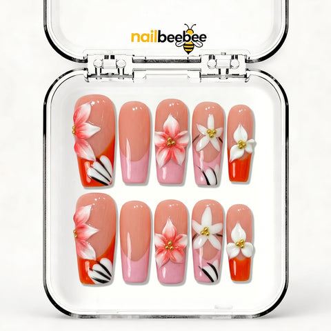 NB-Z136 Handmade Short Square Acrylic for Date Night,Travel