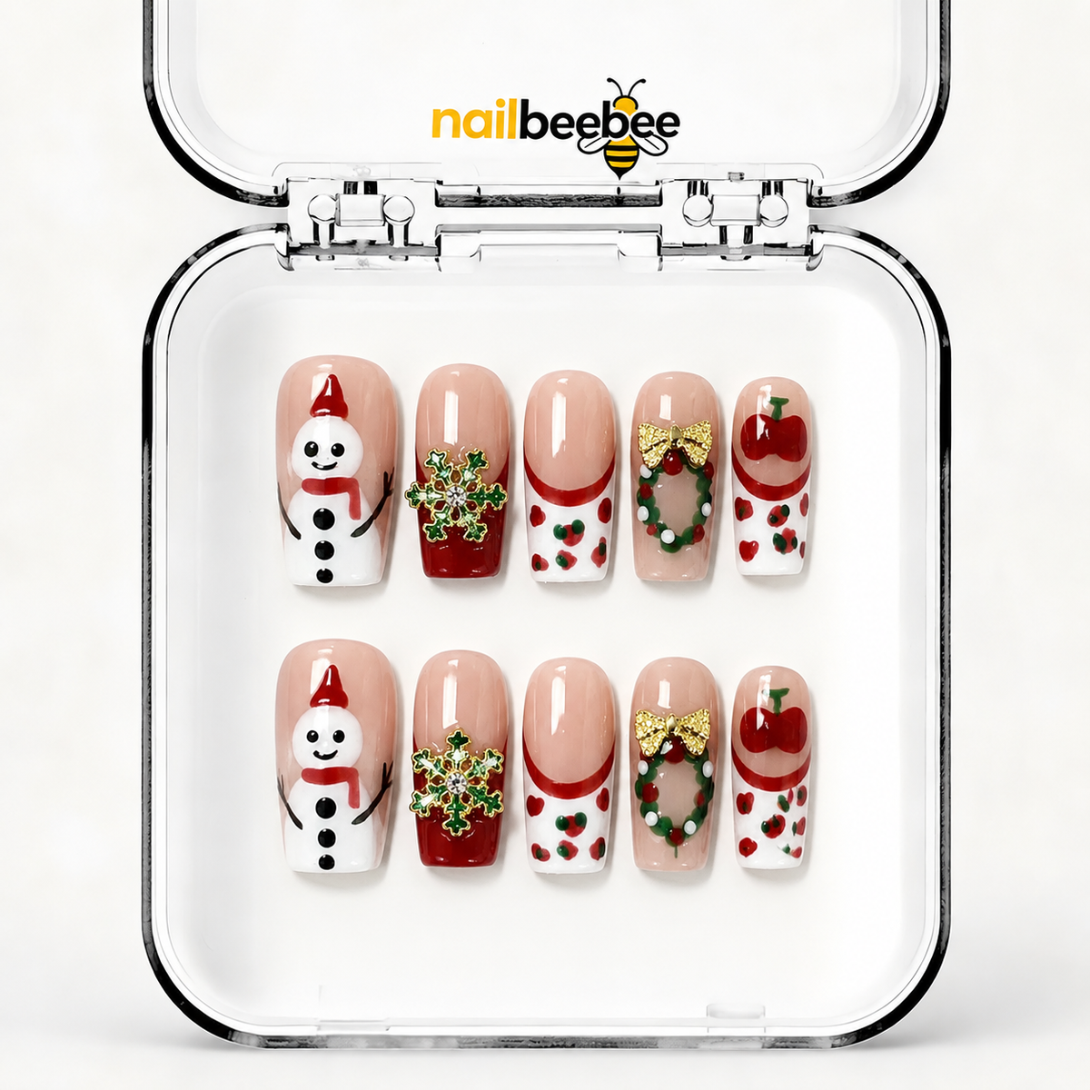 NB-D71 Handmade Short Square Acrylic for Date Night,Travel