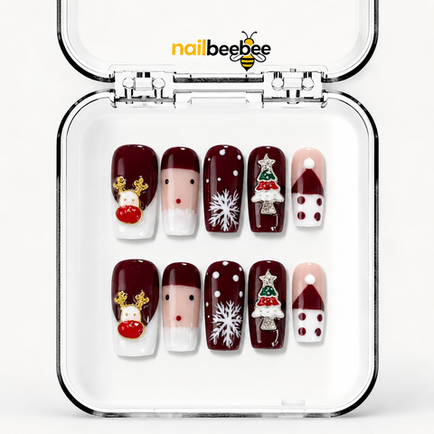 NB-D72 Handmade Short Square Acrylic for Date Night,Travel