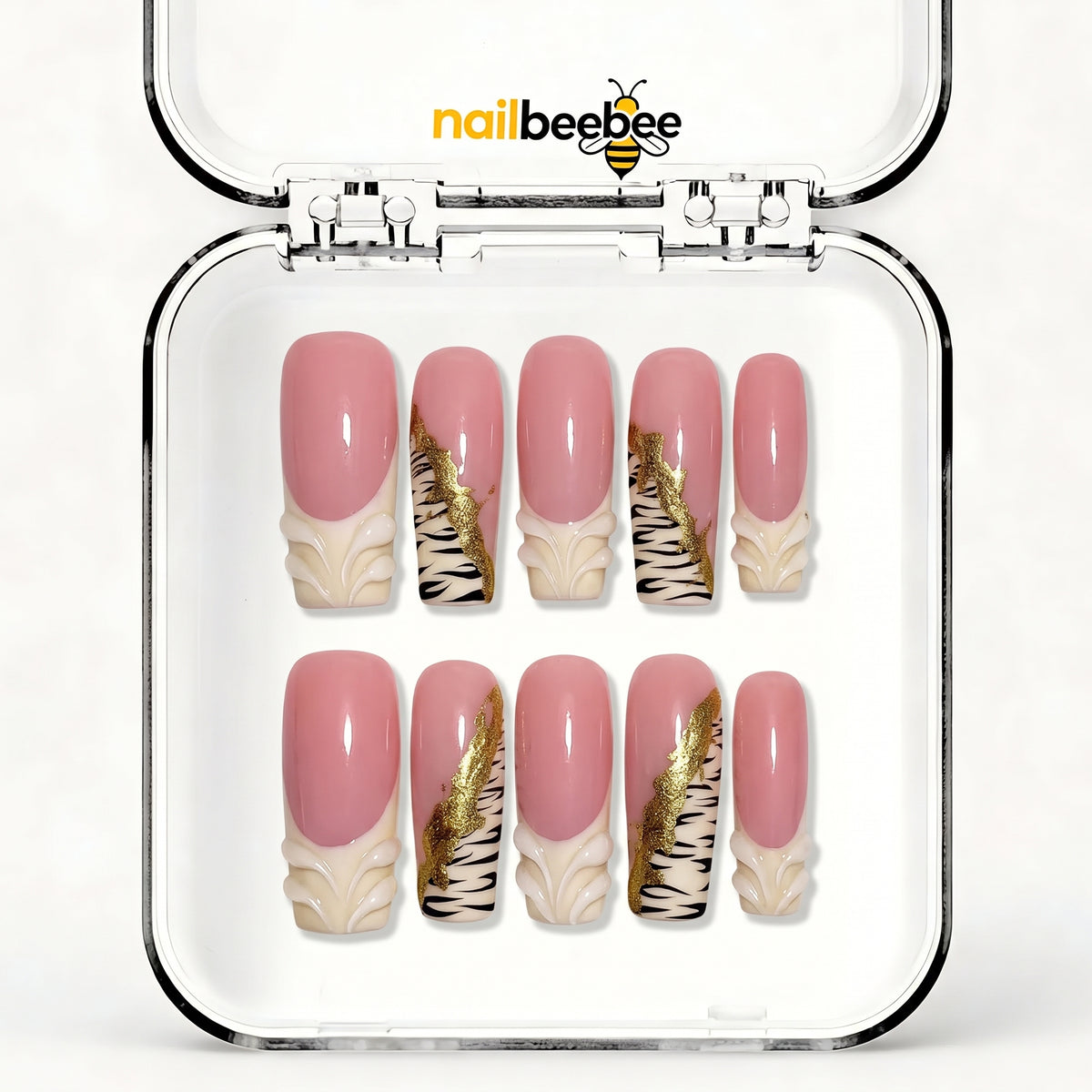 NB-Z247 Handmade Short Square Acrylic for Date Night,Travel