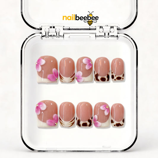 NB-D48 Handmade Short Square Acrylic for Date Night,Travel