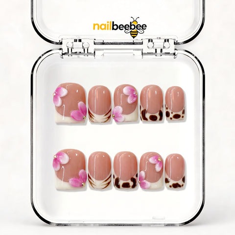 NB-D48 Handmade Short Square Acrylic for Date Night,Travel