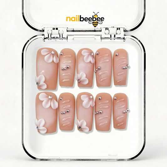 NB-D177 Handmade Short Square Acrylic for Date Night,Travel