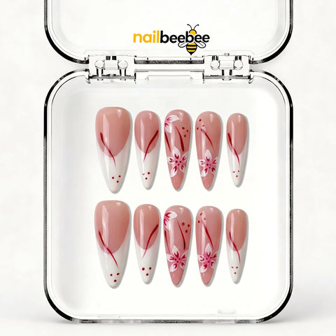 NB-S272 Handmade Medium Stiletto Acrylic for Date Night,Travel