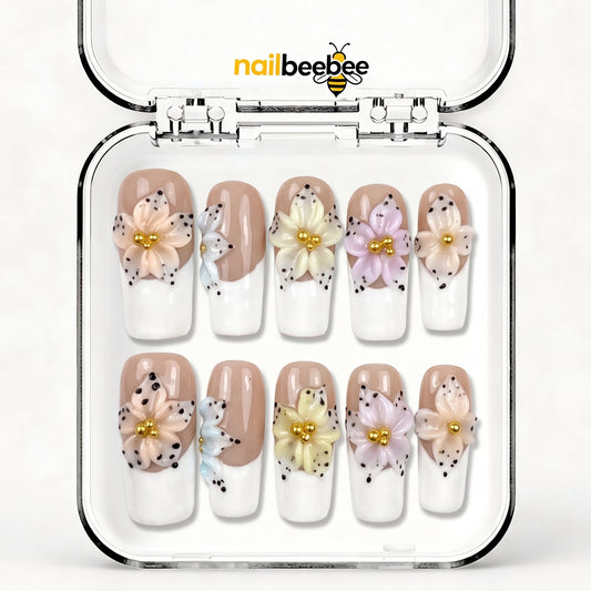 NB-Z248 Handmade Short Square Acrylic for Date Night,Travel