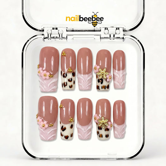 NB-Z242 Handmade Short Square Acrylic for Date Night,Travel