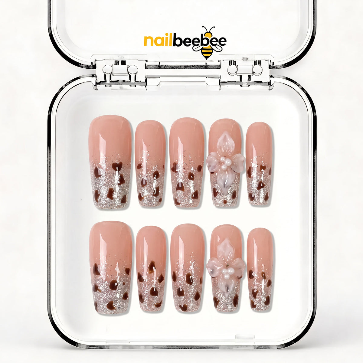 NB-Z210 Handmade Short Square Acrylic for Date Night,Travel