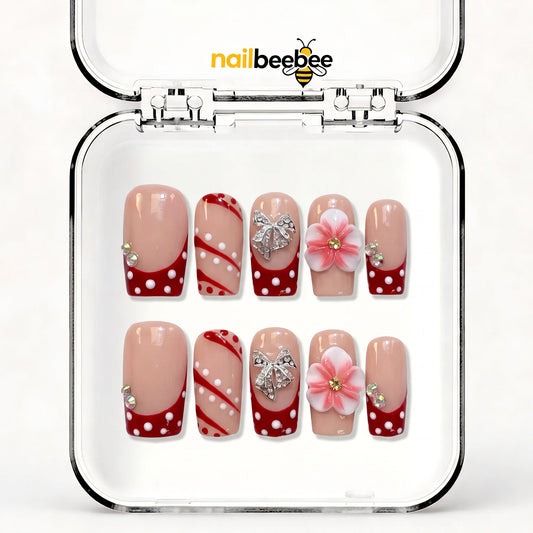 NB-D102 Handmade Short Square Acrylic for Date Night,Travel
