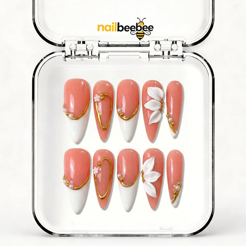 NB-S126 Handmade Medium Stiletto Acrylic for Date Night,Travel