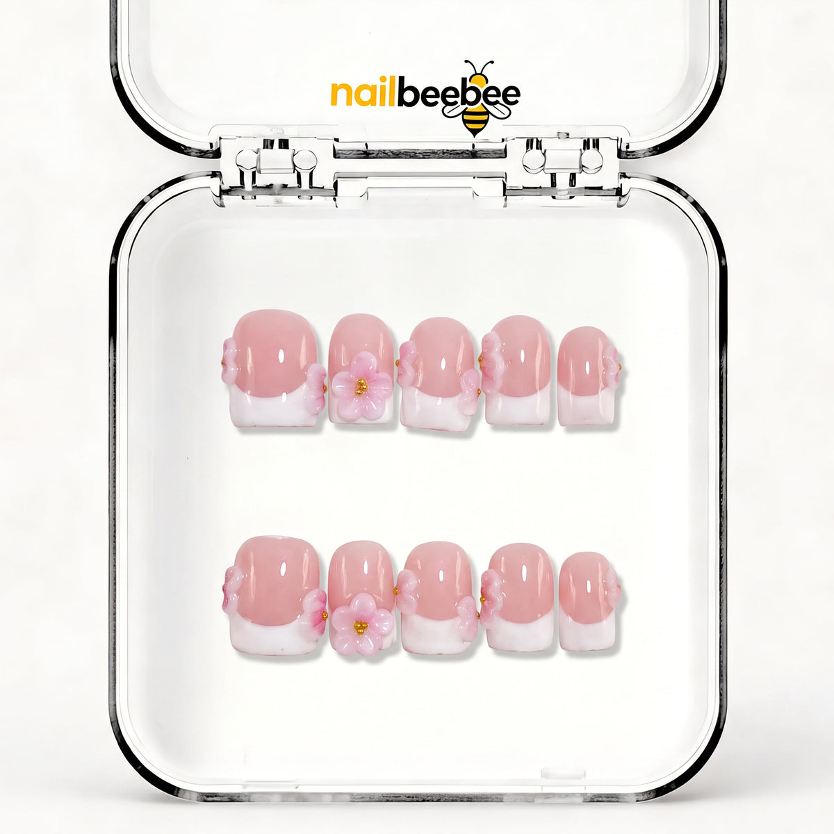 NB-D65 Handmade Short Square Acrylic for Date Night,Travel