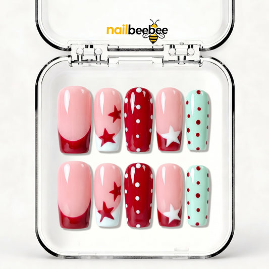 NB-Z238 Handmade Short Square Acrylic for Date Night,Travel
