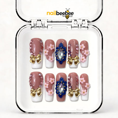 NB-Z144 Handmade Short Square Acrylic for Date Night,Travel