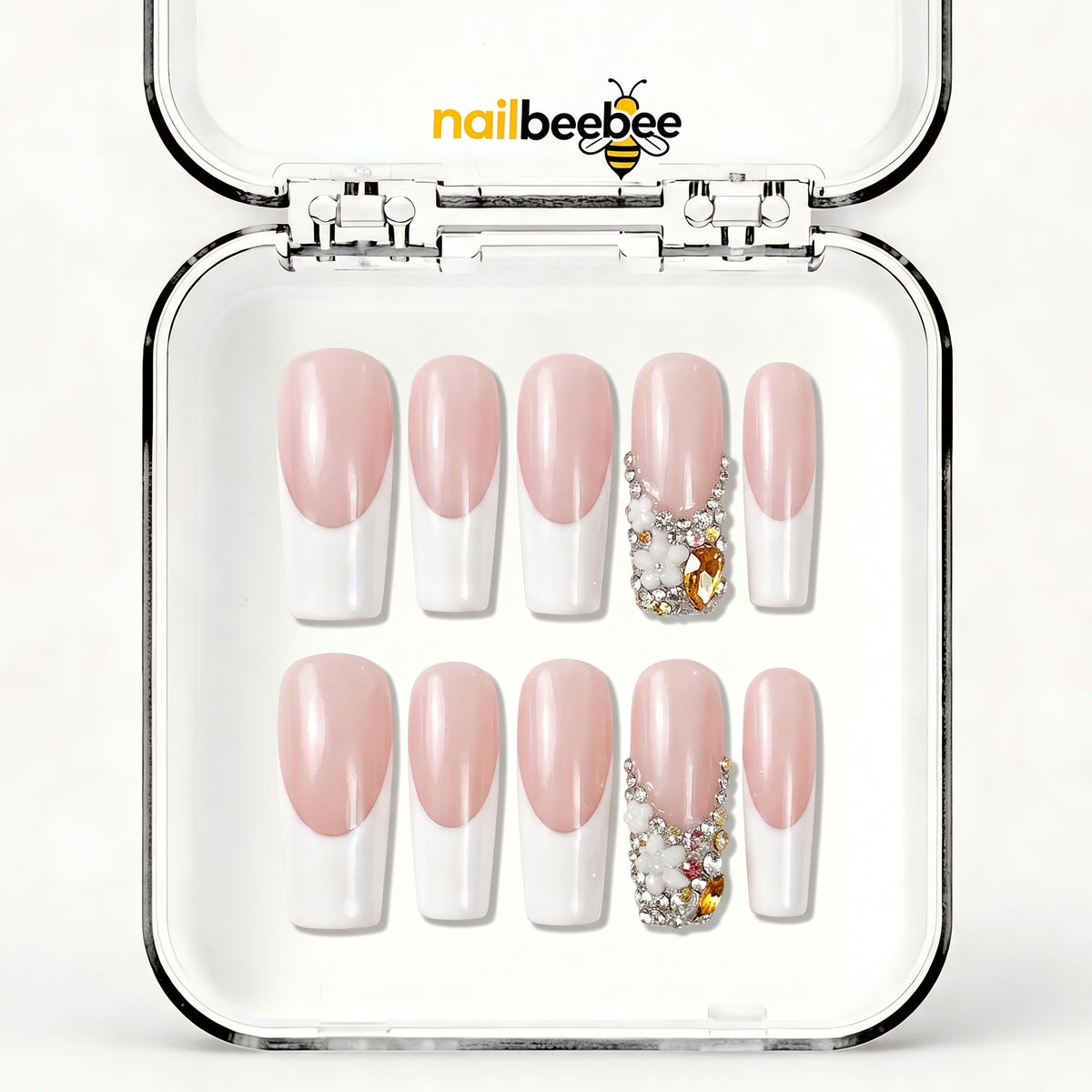 NB-Z228 Handmade Short Square Acrylic for Date Night,Travel