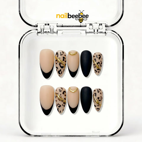 NB-X113 Handmade Short Almond Acrylic for Date Night,Travel