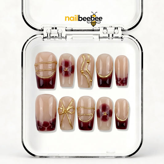 NB-D121 Handmade Short Square Acrylic for Date Night,Travel