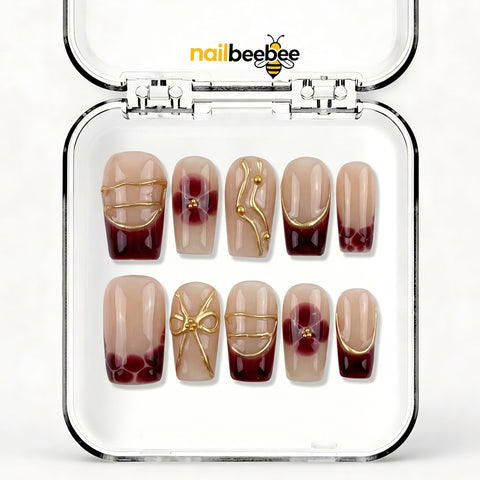 NB-D121 Handmade Short Square Acrylic for Date Night,Travel