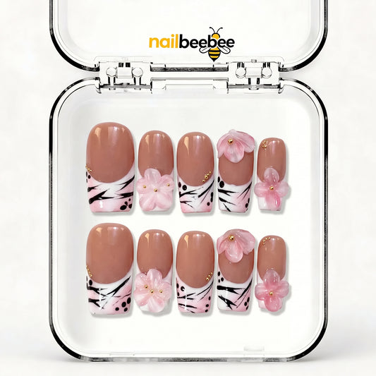 NB-D107 Handmade Short Square Acrylic for Date Night,Travel