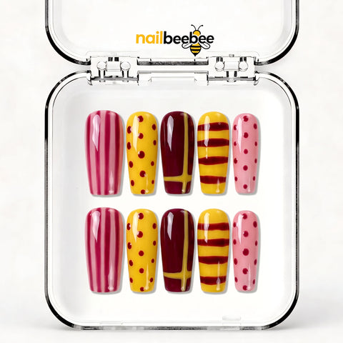 NB-Z201 Handmade Short Square Acrylic for Date Night,Travel
