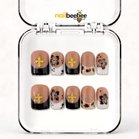 NB-D57 Handmade Short Square Acrylic for Date Night,Travel