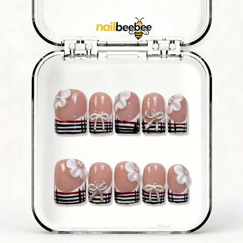 NB-D99 Handmade Short Square Acrylic for Date Night,Travel