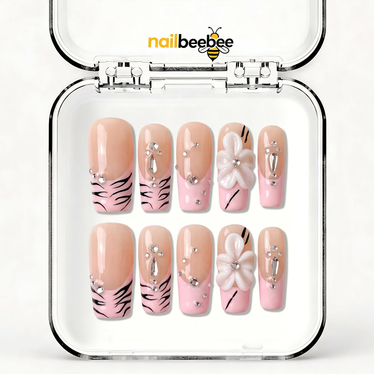 NB-Z236 Handmade Short Square Acrylic for Date Night,Travel