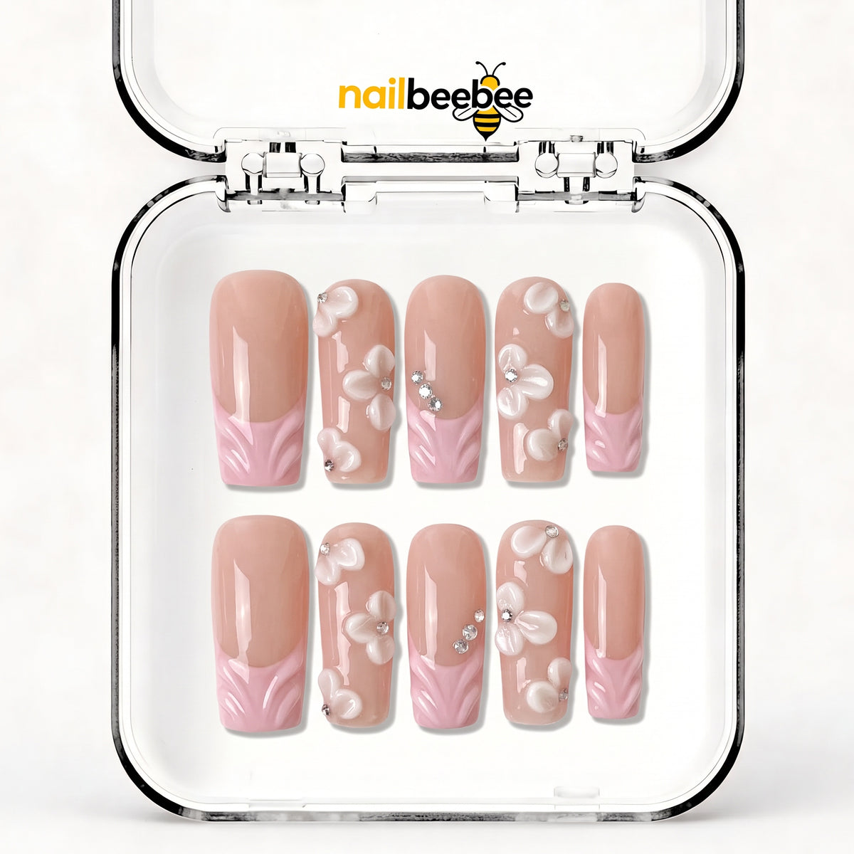 NB-Z175 Handmade Short Square Acrylic for Date Night,Travel