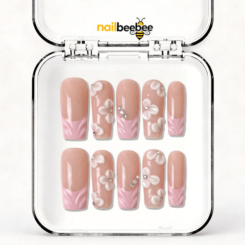 NB-Z175 Handmade Short Square Acrylic for Date Night,Travel