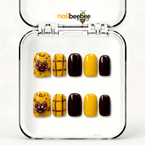 NB-D206 Handmade Short Square Acrylic for Date Night,Travel