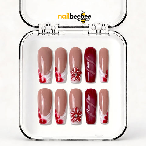 NB-Z182 Handmade Short Square Acrylic for Date Night,Travel
