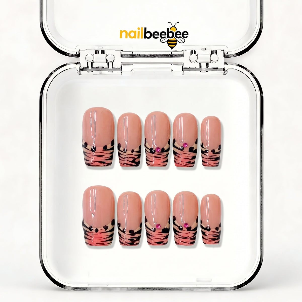 NB-D87 Handmade Short Square Acrylic for Date Night,Travel