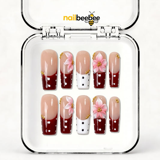 NB-Z157 Handmade Short Square Acrylic for Date Night,Travel