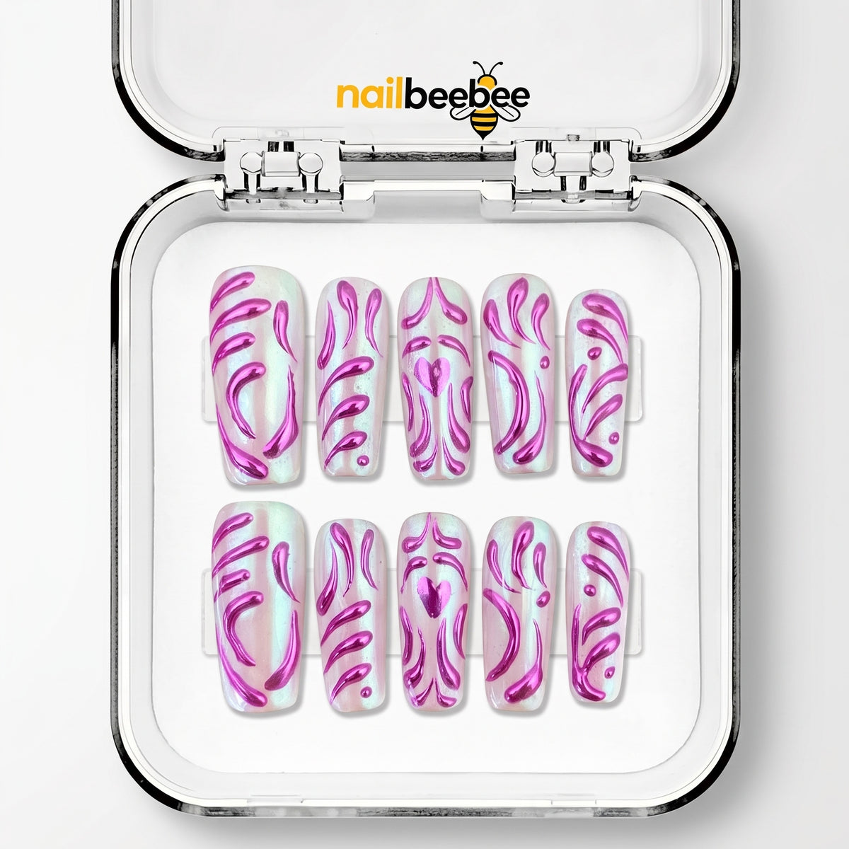 NB-Z225 Handmade Short Square Acrylic for Date Night,Travel