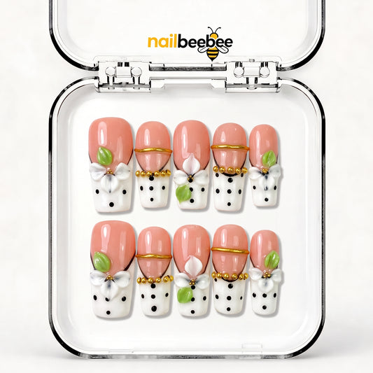 NB-Z215 Handmade Short Square Acrylic for Date Night,Travel