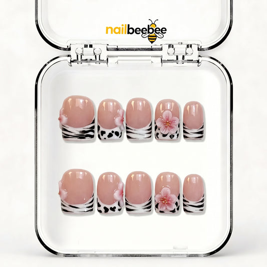 NB-D108 Handmade Short Square Acrylic for Date Night,Travel