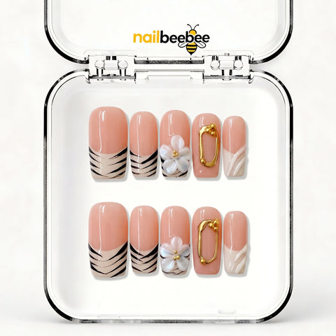 NB-D118 Handmade Short Square Acrylic for Date Night,Travel