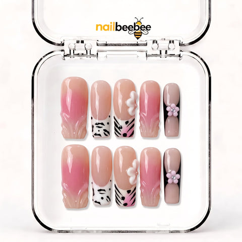 NB-Z117 Handmade Short Square Acrylic for Date Night,Travel